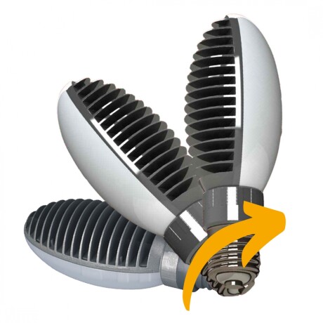 Lámpara led 54w E40 remplazo sodio-mercurio Lámpara led 54w E40 remplazo sodio-mercurio