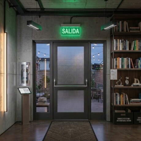 CARTEL DE EMERGENCIA - SALIDA Cartel LED de Emergencia Salida