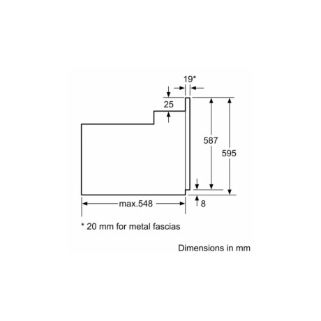 Horno de empotrar Bosch Multifunción Negro HBF011BA2