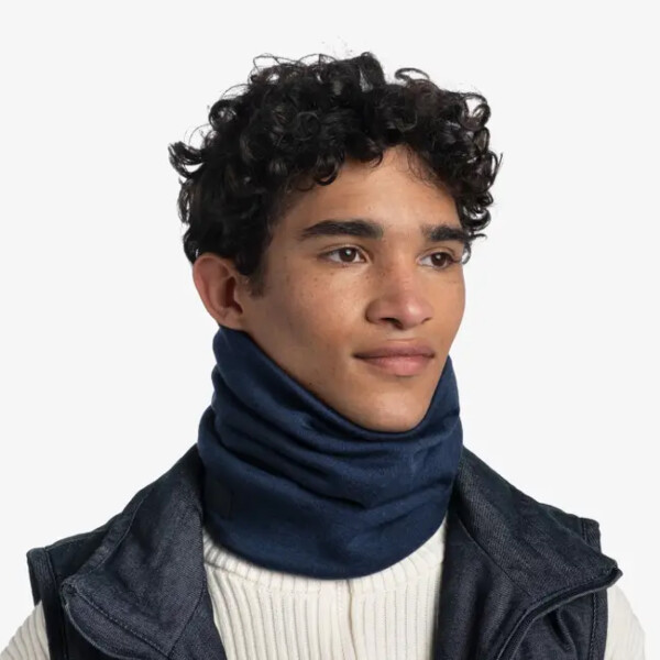 Cuello Tubular Con Protección UV Buff Merino Lightweight Neckwear Solid Denim