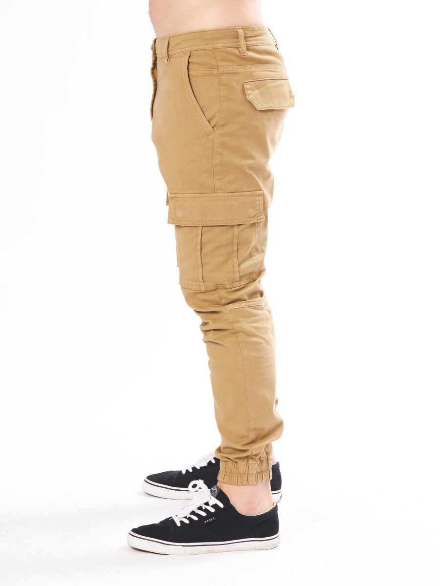 PANTALON CARGO ARENE DIXIE Camel