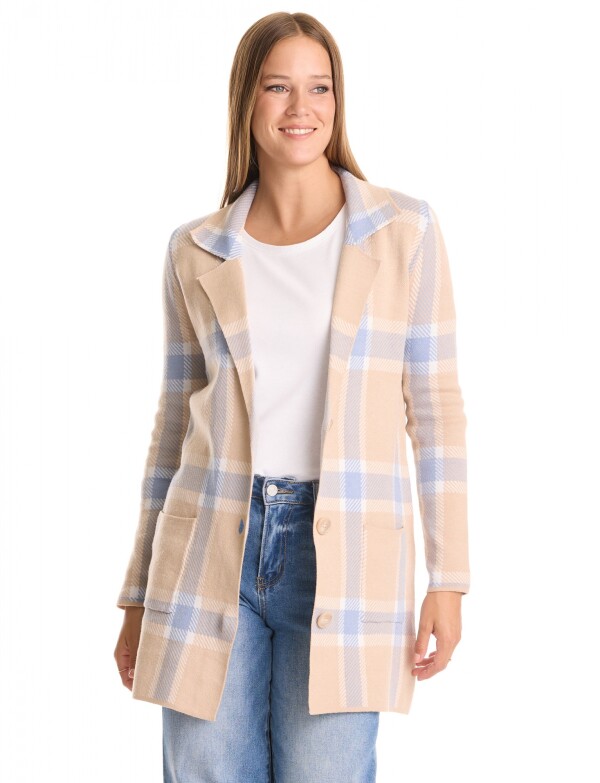Cardigan Cuadrille MULTI/BEIGE