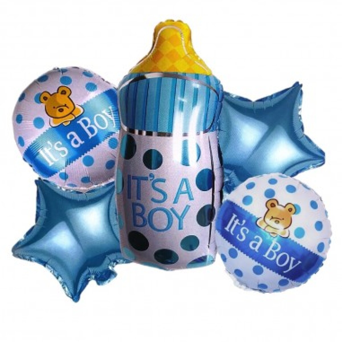 Set de Globo Baby Shower 5pcs - Celeste 