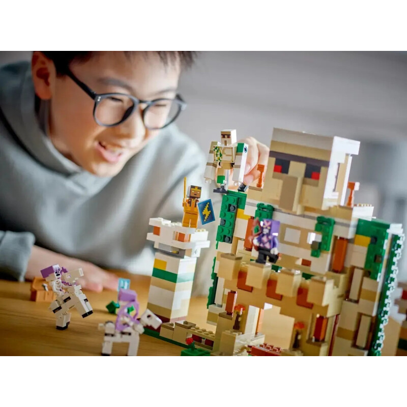 Lego Set Minecraft La Fortaleza Golem Hierro 21250 Pzs 868 Lego Set Minecraft La Fortaleza Golem Hierro 21250 Pzs 868