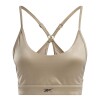 Reebok Holiday Lux Strappy Sports Bra - Mujer Beige