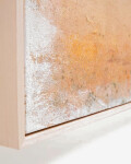 Cuadro abstracto Selnar amarillo 182 x 47 cm