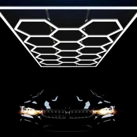 LUMINARIA DE TECHO HEXAGONAL T5 - FRIA Luminaria De Techo Hexagonal T5 Fria