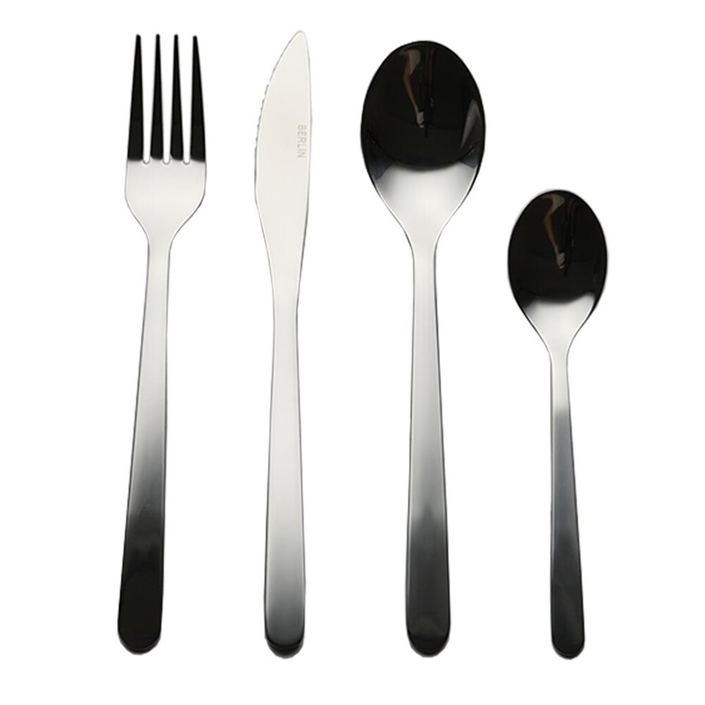 Set de 16 Cubiertos de Acero Inoxidable Berlin SET 16 PIEZAS CUBIERTOS ACERO INOX """"BERLIN""""