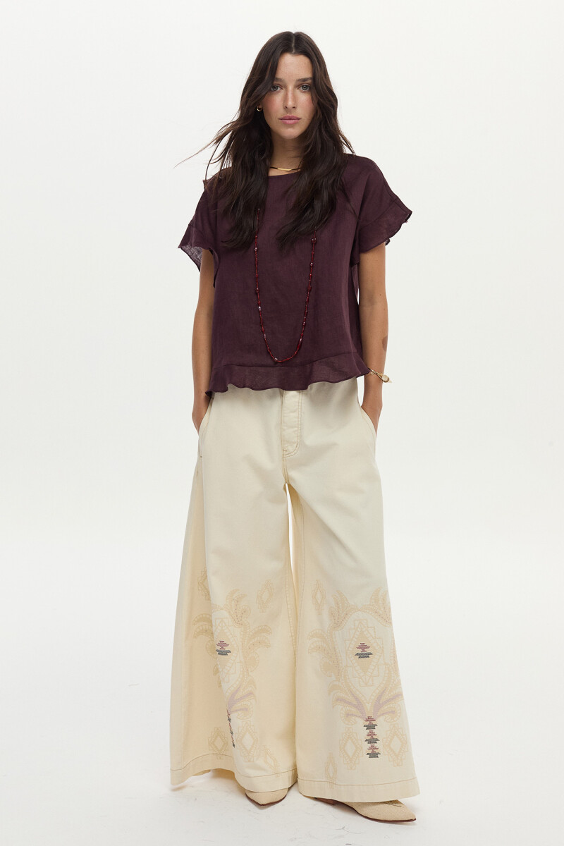 Blusa Samoa Bordo