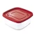 Vianda Pote 2,85 lts Plástico Click ROJO