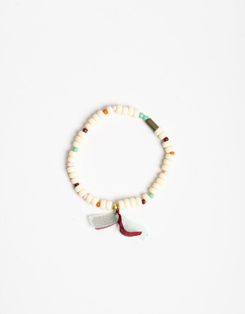 Pulseras Elásticas Cordón Pulsera Elástica Beads - Combinacion Multicolor