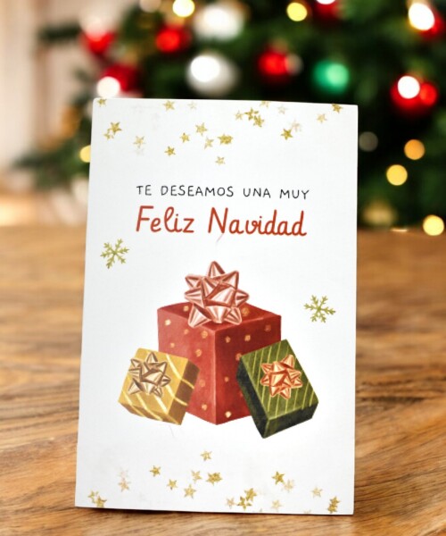 Tarjeta navidad 10x15 cm DISEÑO 14