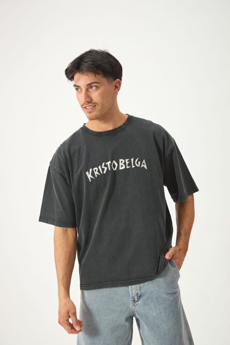 REMERA LOGO - NEGRO 