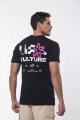 REMERA UFO MANGA CORTA ESTAMPADA Negro