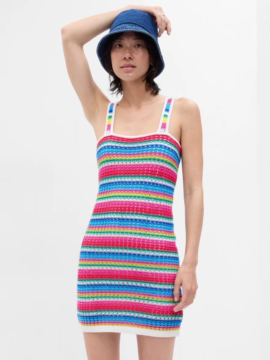 Vestido Crochet Mini Mujer - Sp June Crcht Multi 