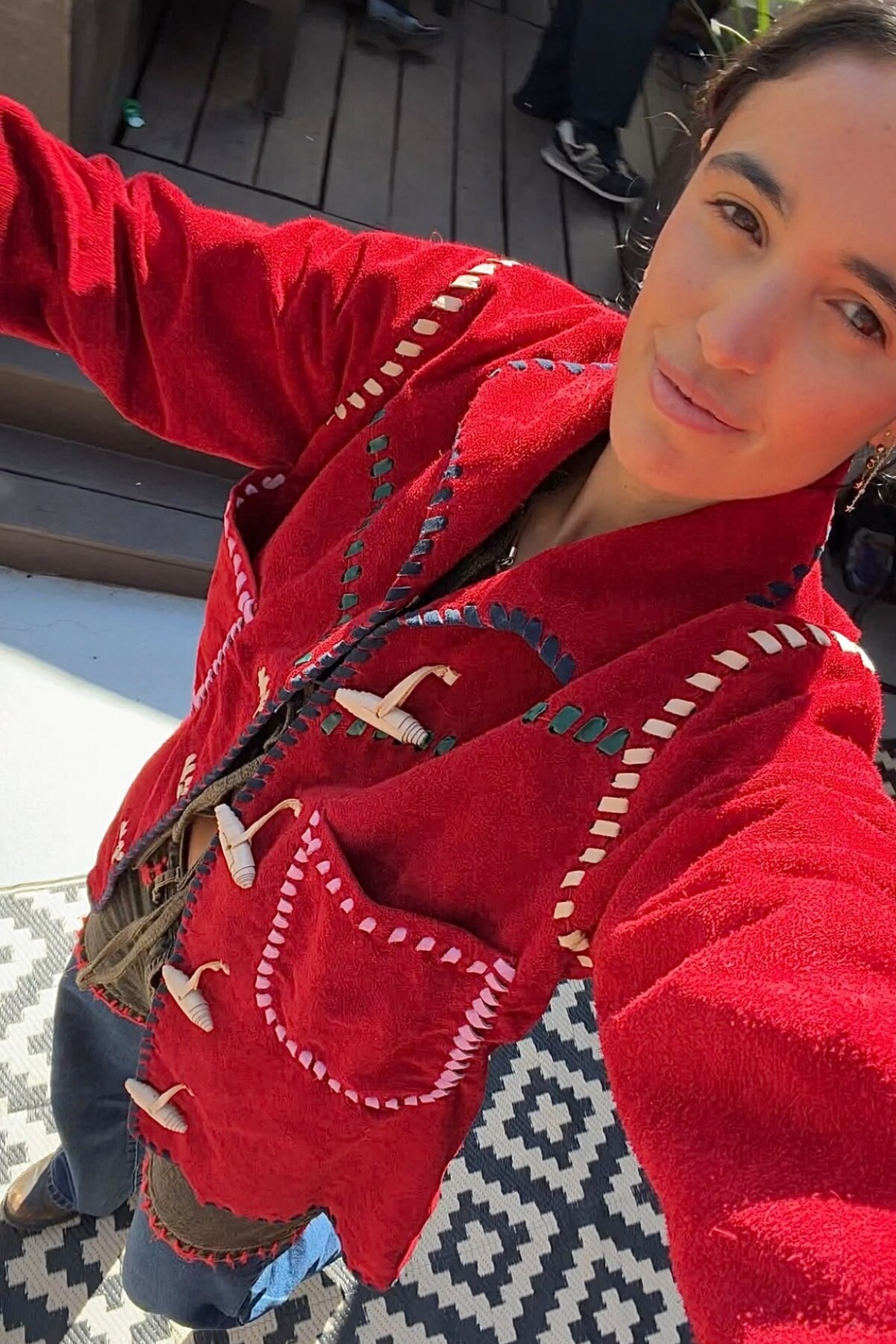 Unexpected Jacket Rojo