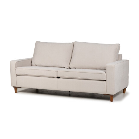Sofá Sevilha - Tela Microfibra - 3 cuerpos AA-10 (Beige)