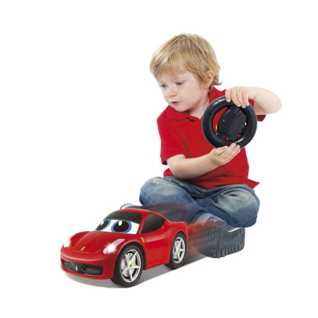 Bburago Jr Auto con Control Remoto Ferrari con Luz y Sonido