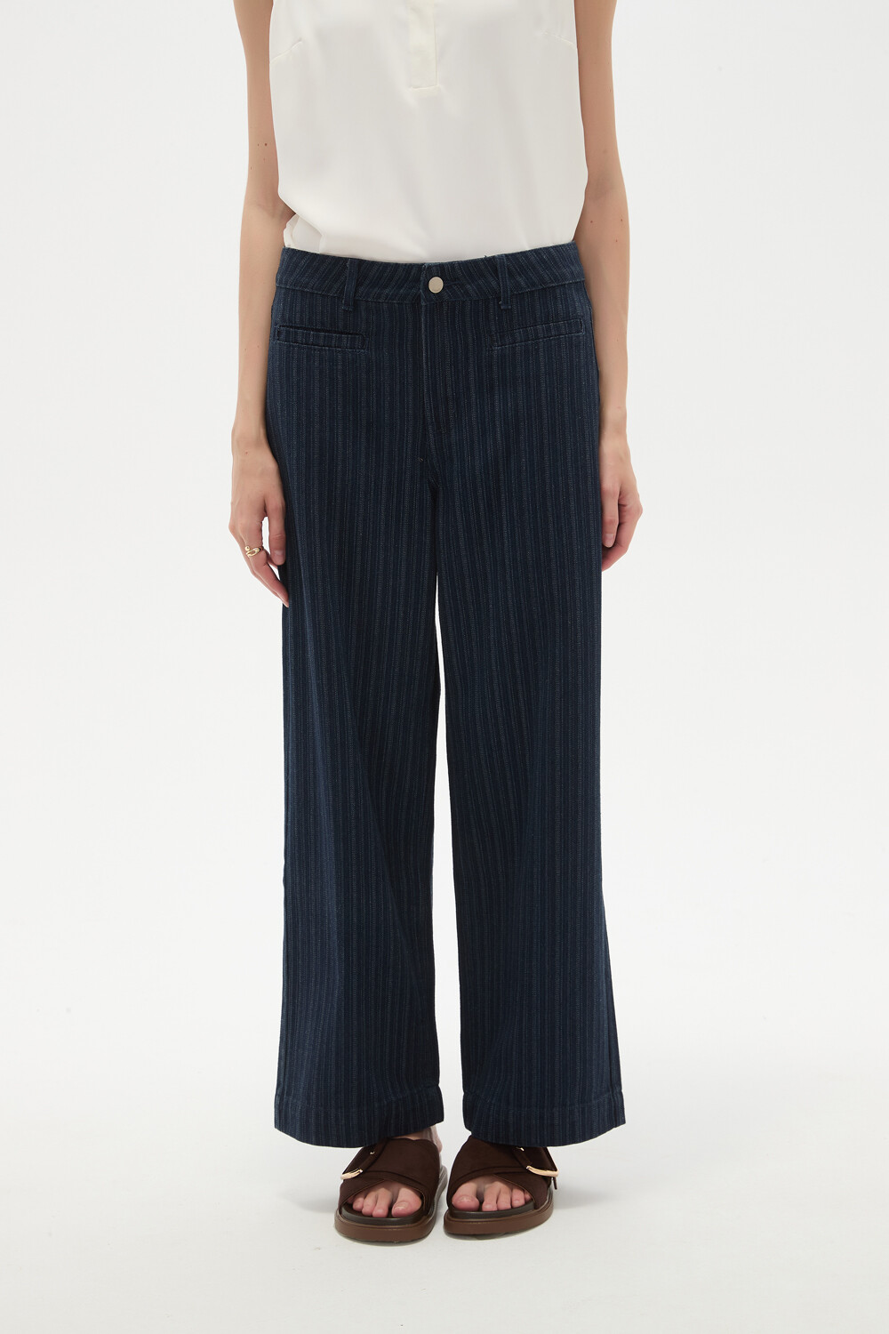 Pantalon Virde Azul Indigo