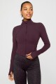 Casaca Perfect Storm Cropped Train Jacket Mujer Oxblood