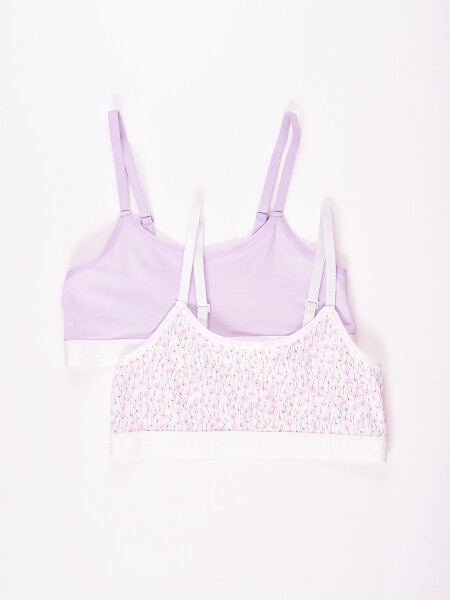 TOP TEEN PACK X 2 LILA (V)