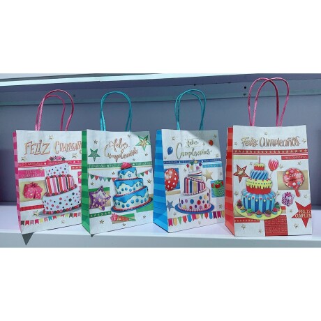 BOLSA DE REGALO 15X21X8 X UNIDAD VARIOS MODELOS 001