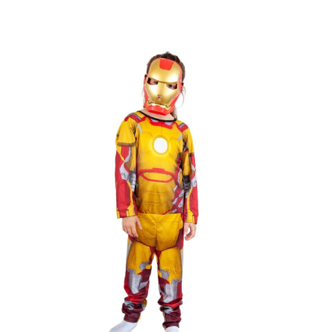 Outlet Disfraz infantil superhéroe con máscara talles S-M-L Outlet Disfraz Infantil Superhéroe Con Máscara Talles S-m-l