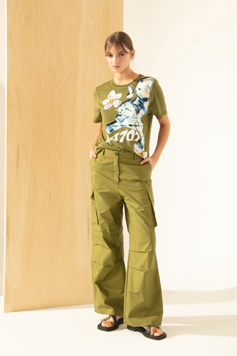 PANTALON ASIA Verde Militar