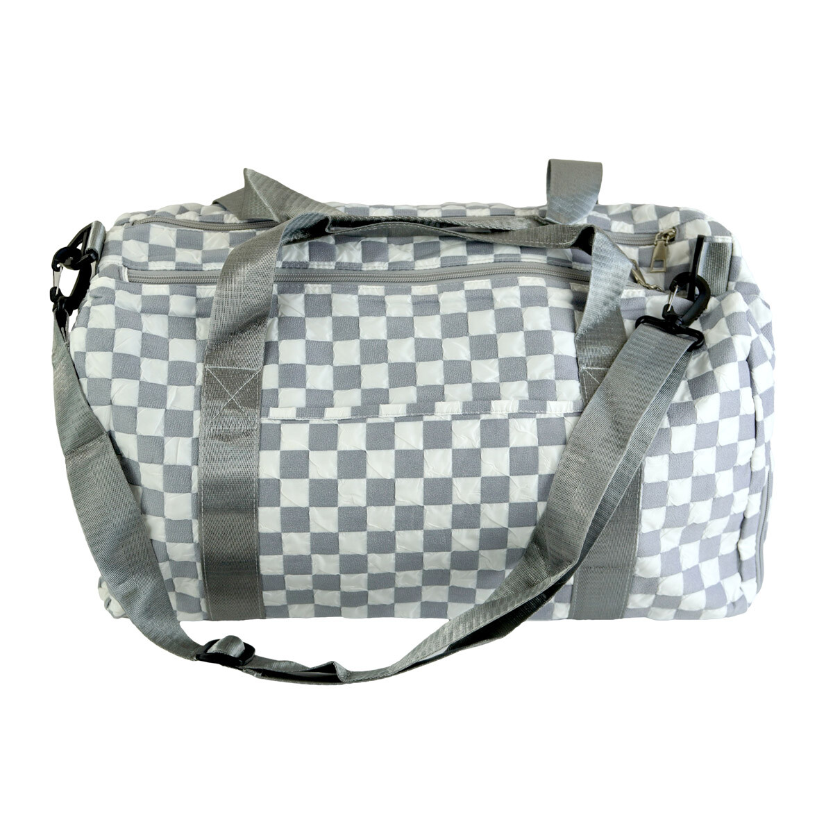 BOLSO VIAJE TELA CUADRILLE 46X21X28CM 3 CIERRES 3 ASAS BOLSILLOS 