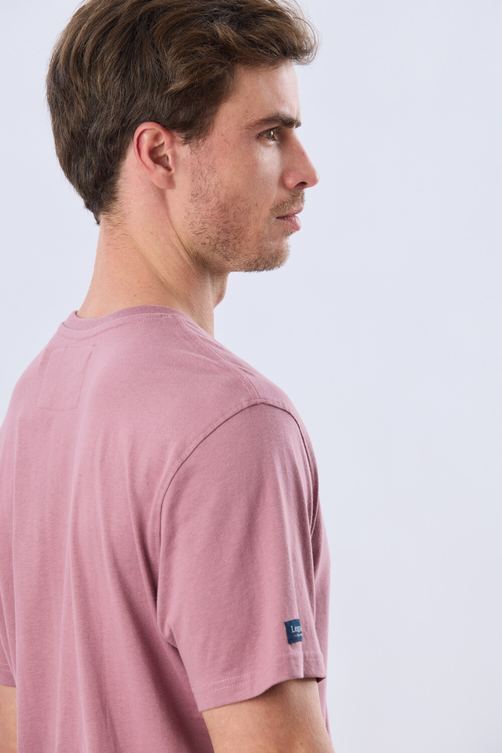 REMERA BÁSICA DE ALGODÓN Rosa Oscuro