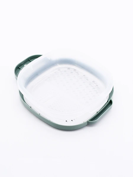 RALLADOR CON DISPENSADOR VERDE