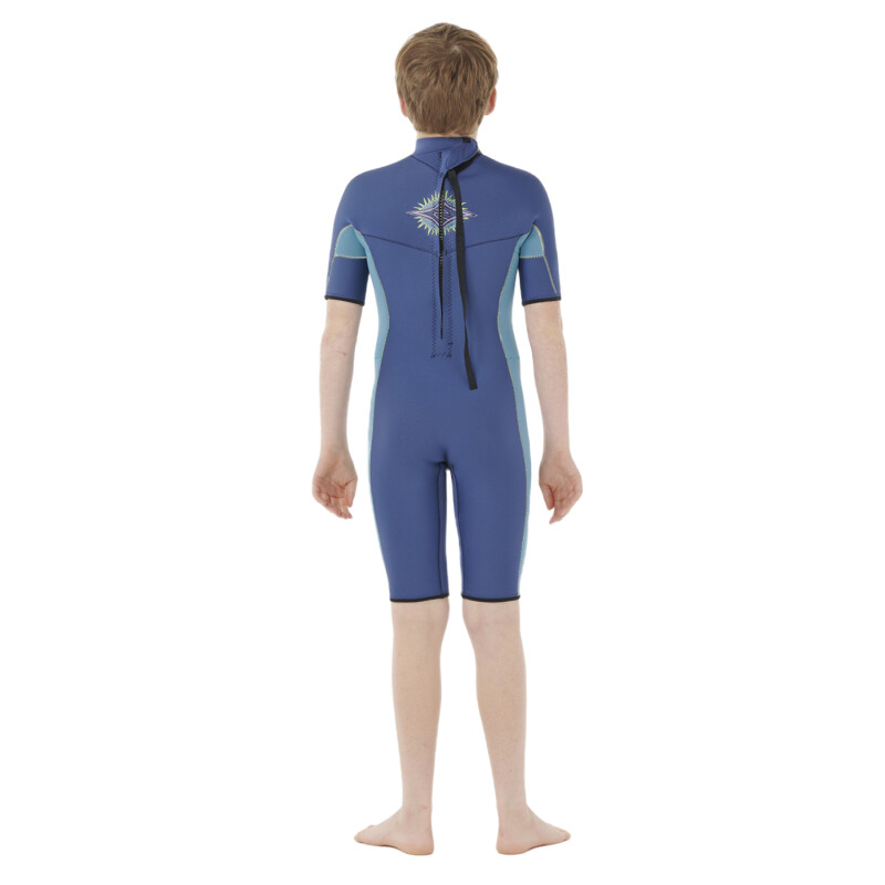 Traje Rip Curl de Niño Dawn Patrol Back Zip Spring - Azul Traje Rip Curl de Niño Dawn Patrol Back Zip Spring - Azul
