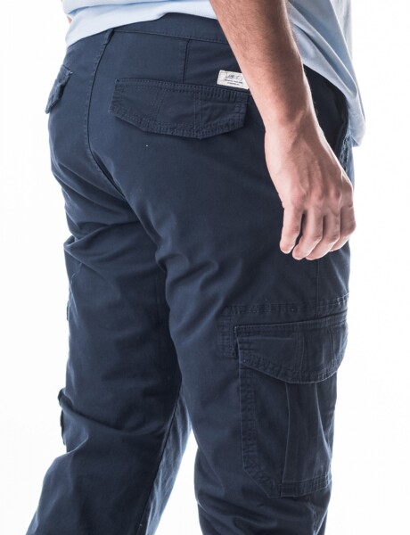 PANTALÓN CARGO LIVIANO Azul