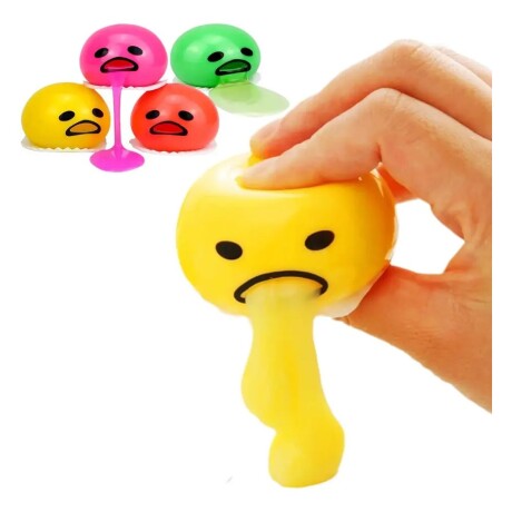 Juguete Anti Estrés en Forma de Huevo Que Vomita Slime 001