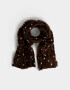 Pashminas Pashmina Animal Print - Marron Chocolate