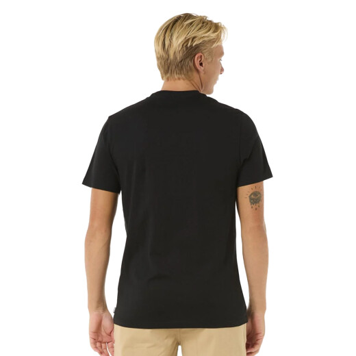Remera Rip Curl Wettie Icon - Negro Remera Rip Curl Wettie Icon - Negro