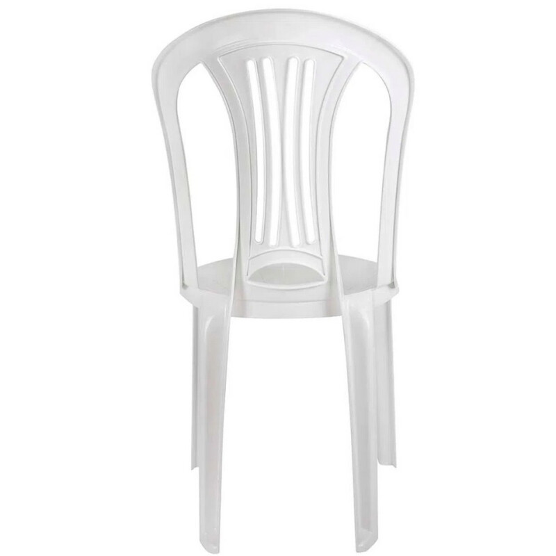Silla de PVC MOR sin posabrazos BLANCA Silla de PVC MOR sin posabrazos BLANCA