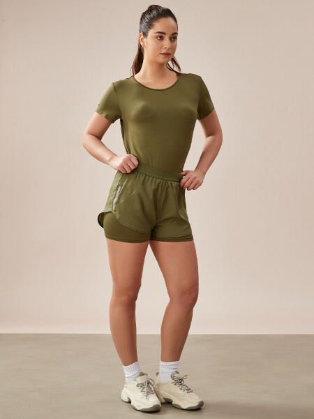 SHORT SWITZER VERDE MILI