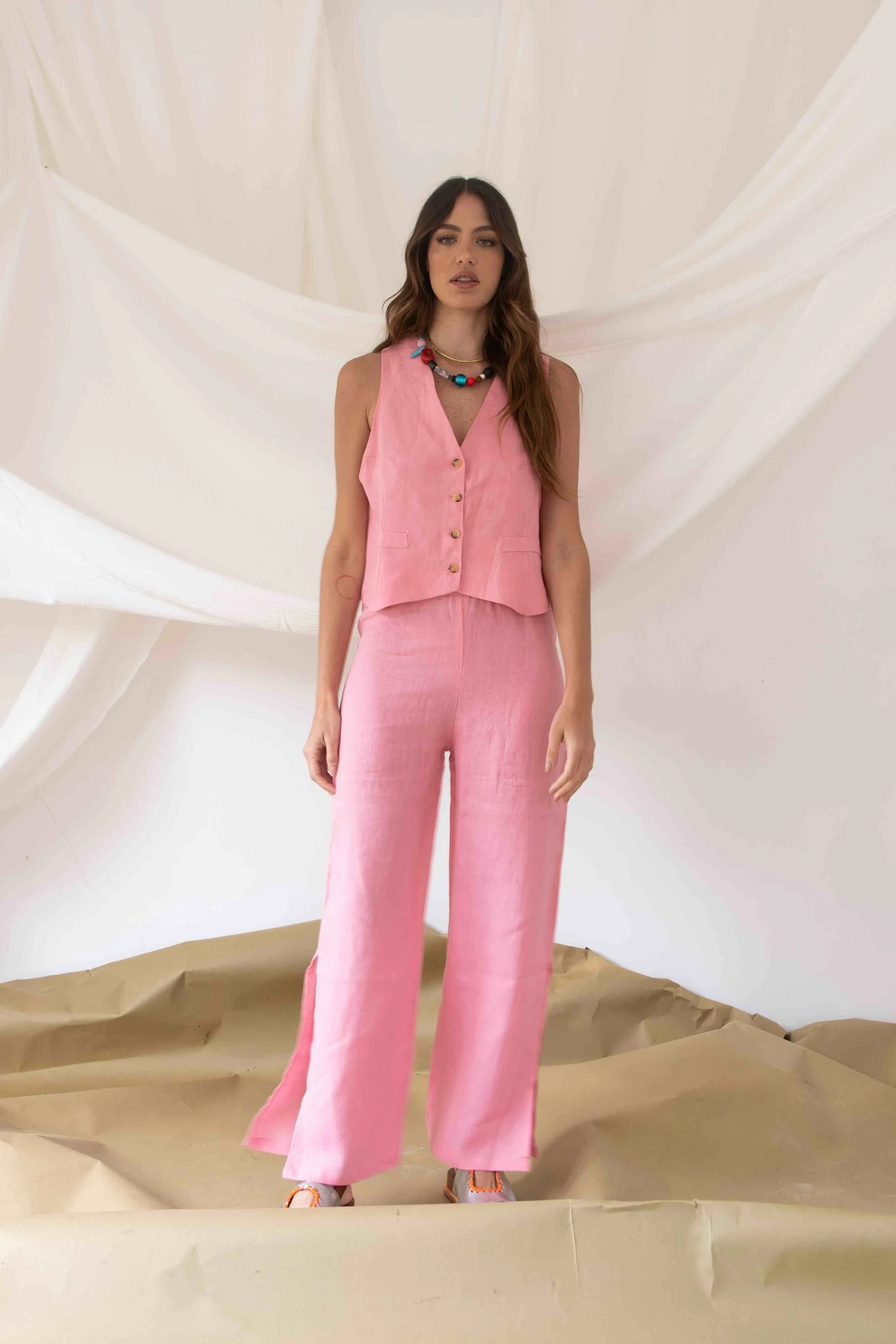 Endless Summer Pant rosado s