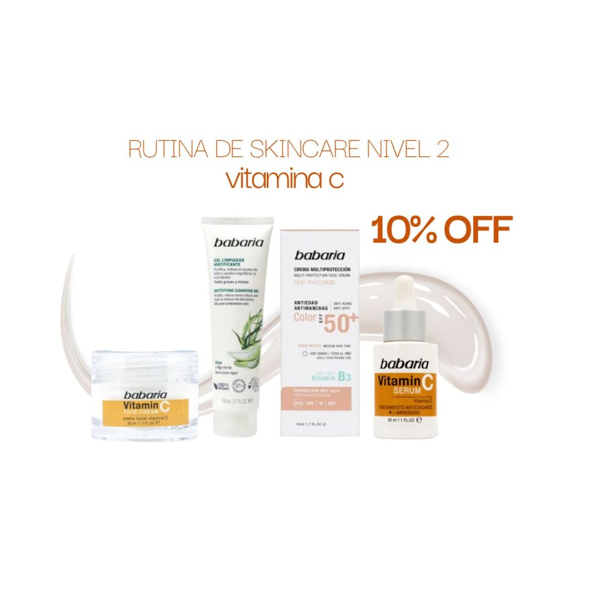 Rutina de skincare NIVEL 2 - Vitamina C 