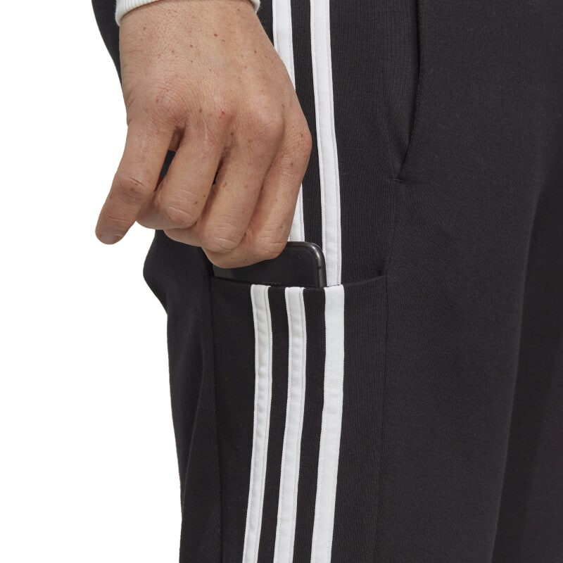 Pantalón Adidas 3S SJ TO PT de Hombre - IC0044 Negro-blanco