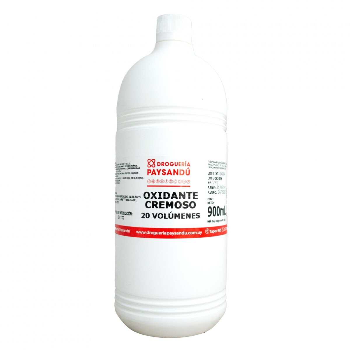 Oxidante Cremoso 20 Vol. - 900 mL 