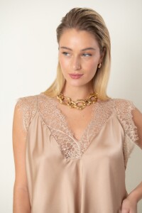BLUSA AMMOLITA Camel