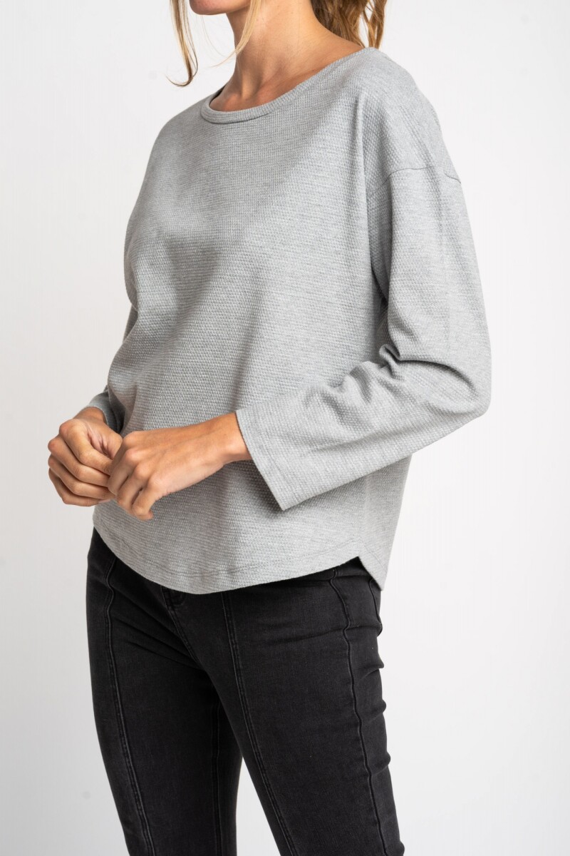 Sweater Gris Melange