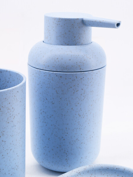 SET DISP, JABONERA Y PORTACEPILLOS CELESTE