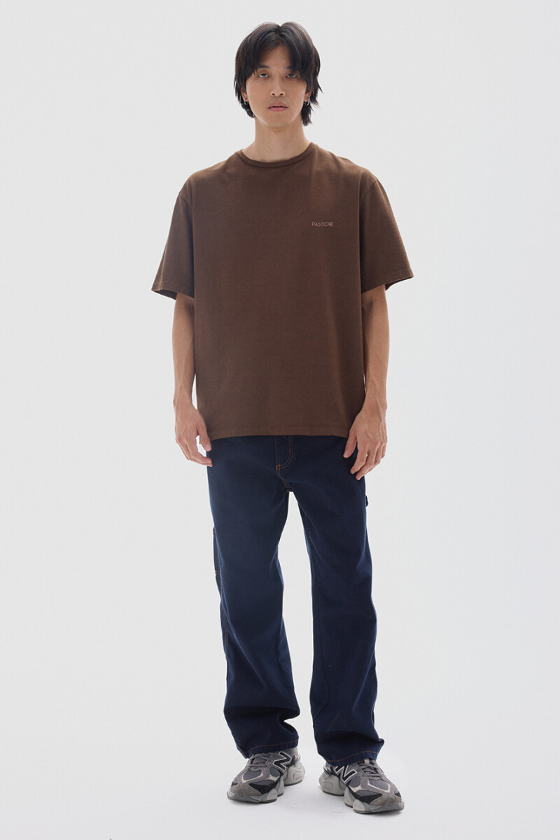 T-shirt Mad Brown