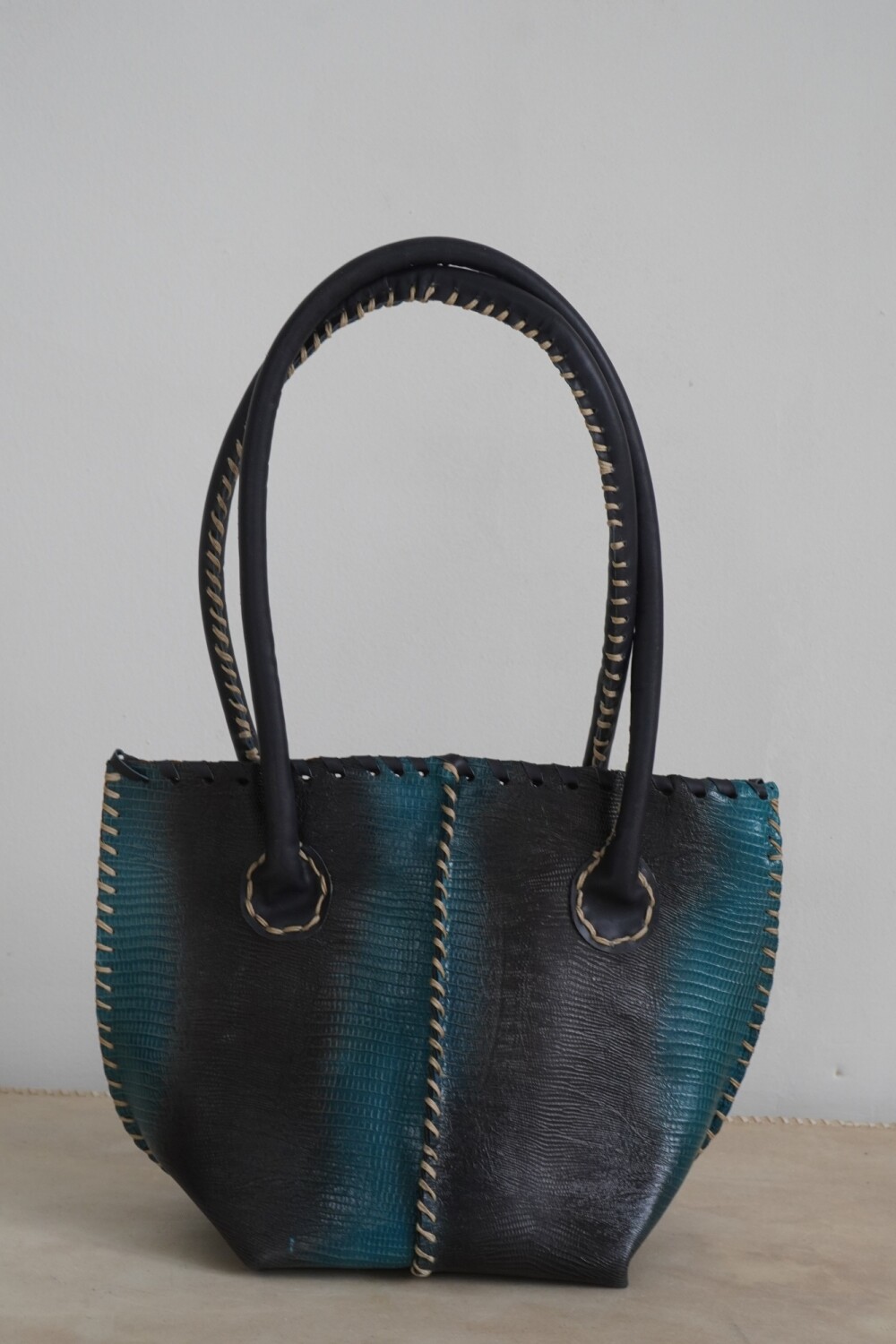 Medium Winter Bag Turquesa / Negro