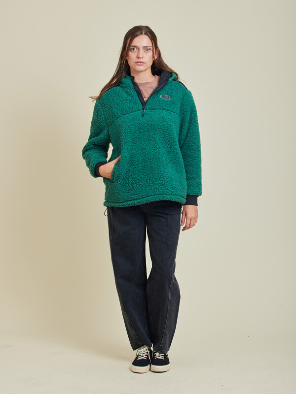 CANGURO S/C ELLES ( SHERPA ) RUSTY Verde