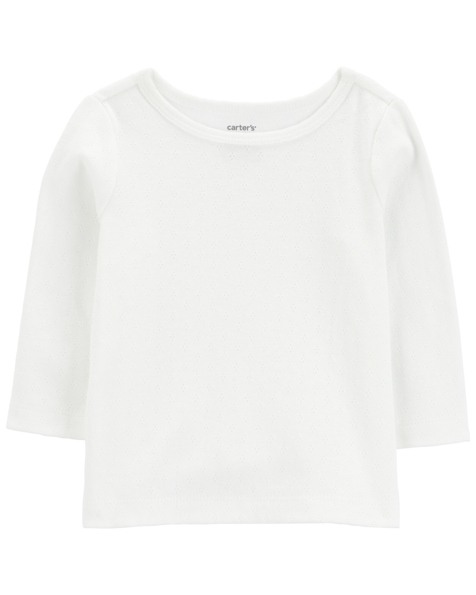 Set tres piezas, jumper de sarga, remera de algodón calado y medias Sin color