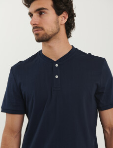 520677 T-SHIRT HARRINGTON LABEL Azul Oscuro